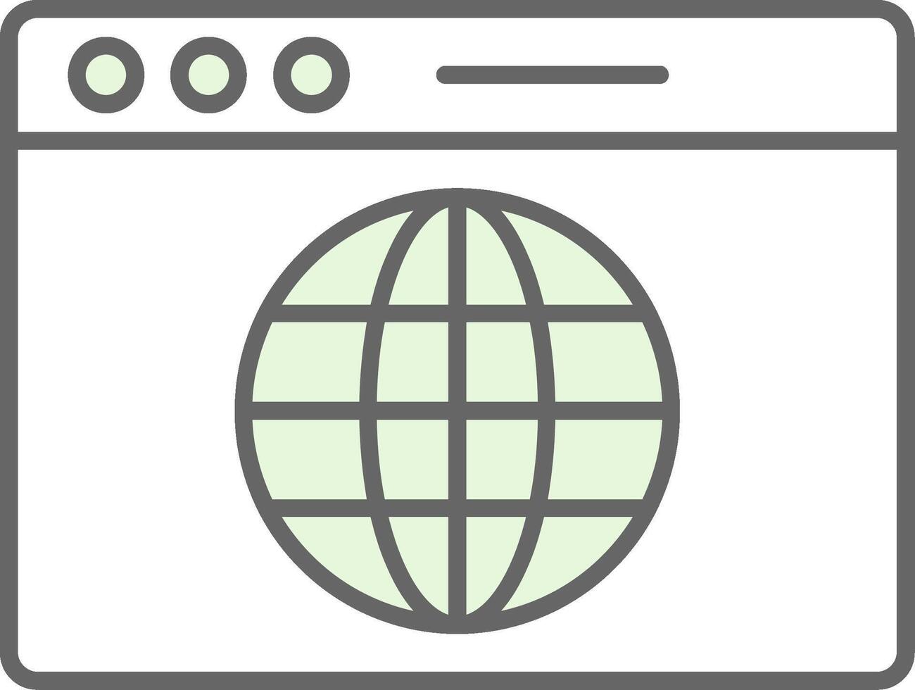 Web Fillay Icon vector