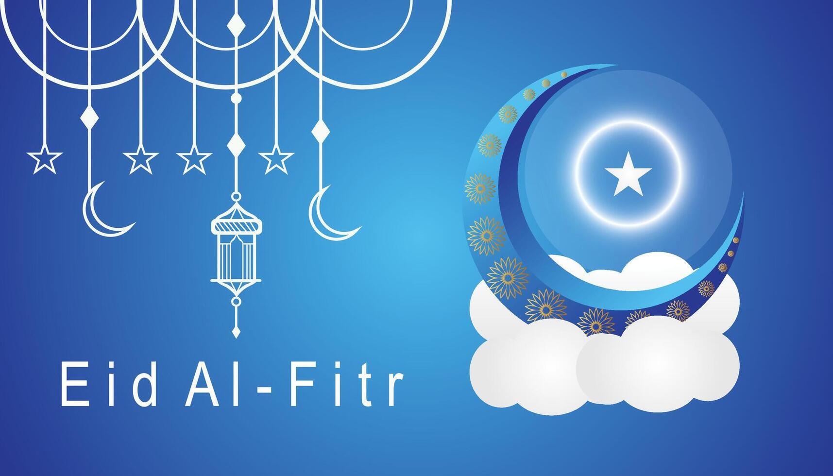 eid Mubarak . eid mubarok islámico antecedentes modelo. vector