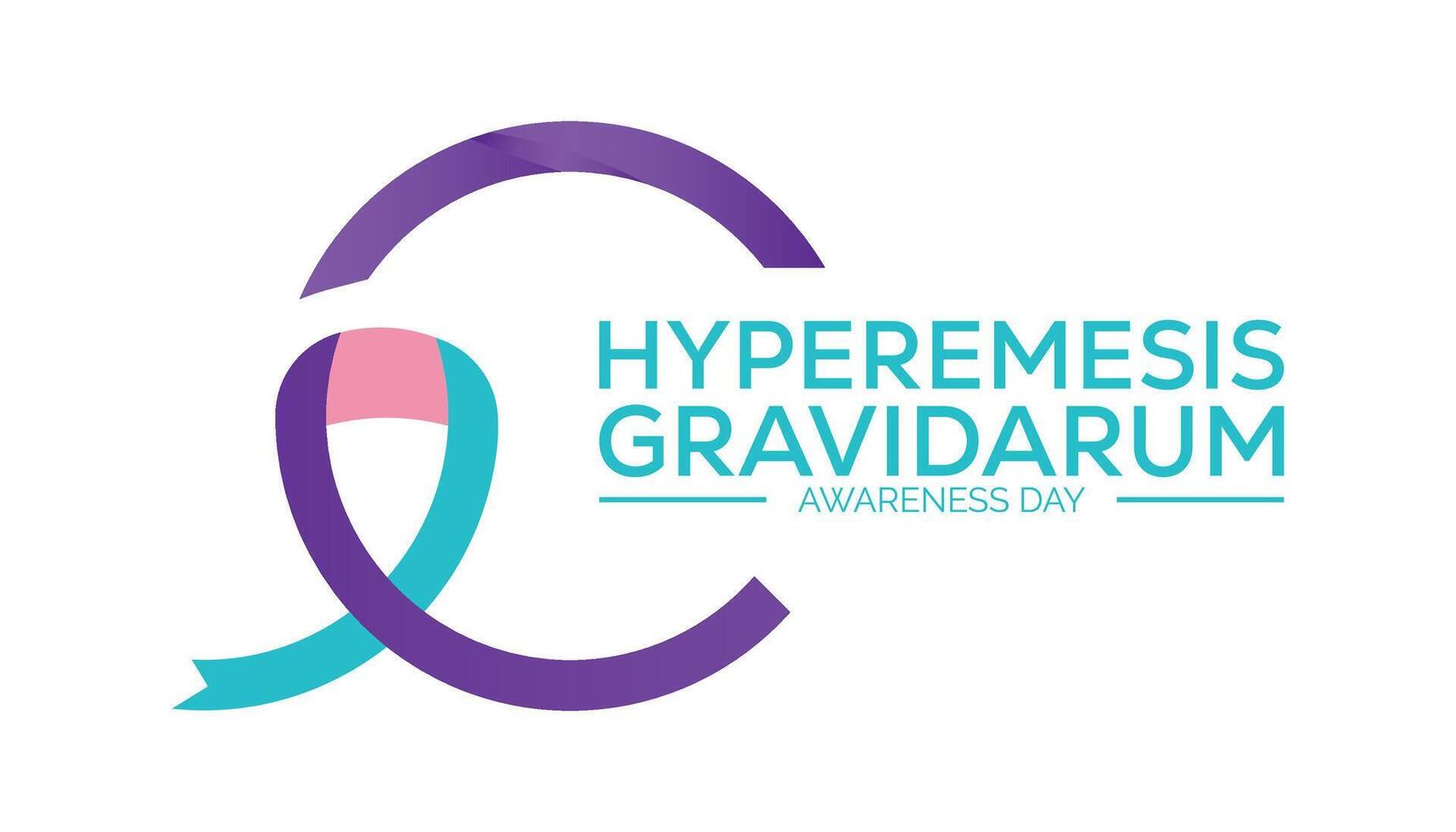 Hyperemesis Gravidarum Awareness Day observed every year in May 15. Template for background, banner, card, poster with text inscription. vector