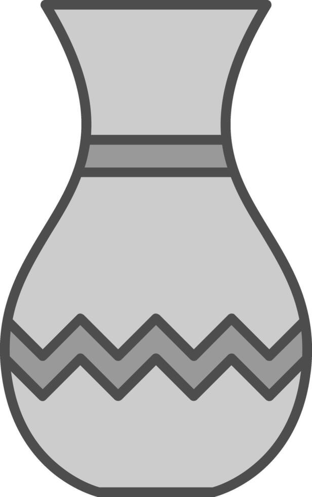 Vase Fillay Icon vector