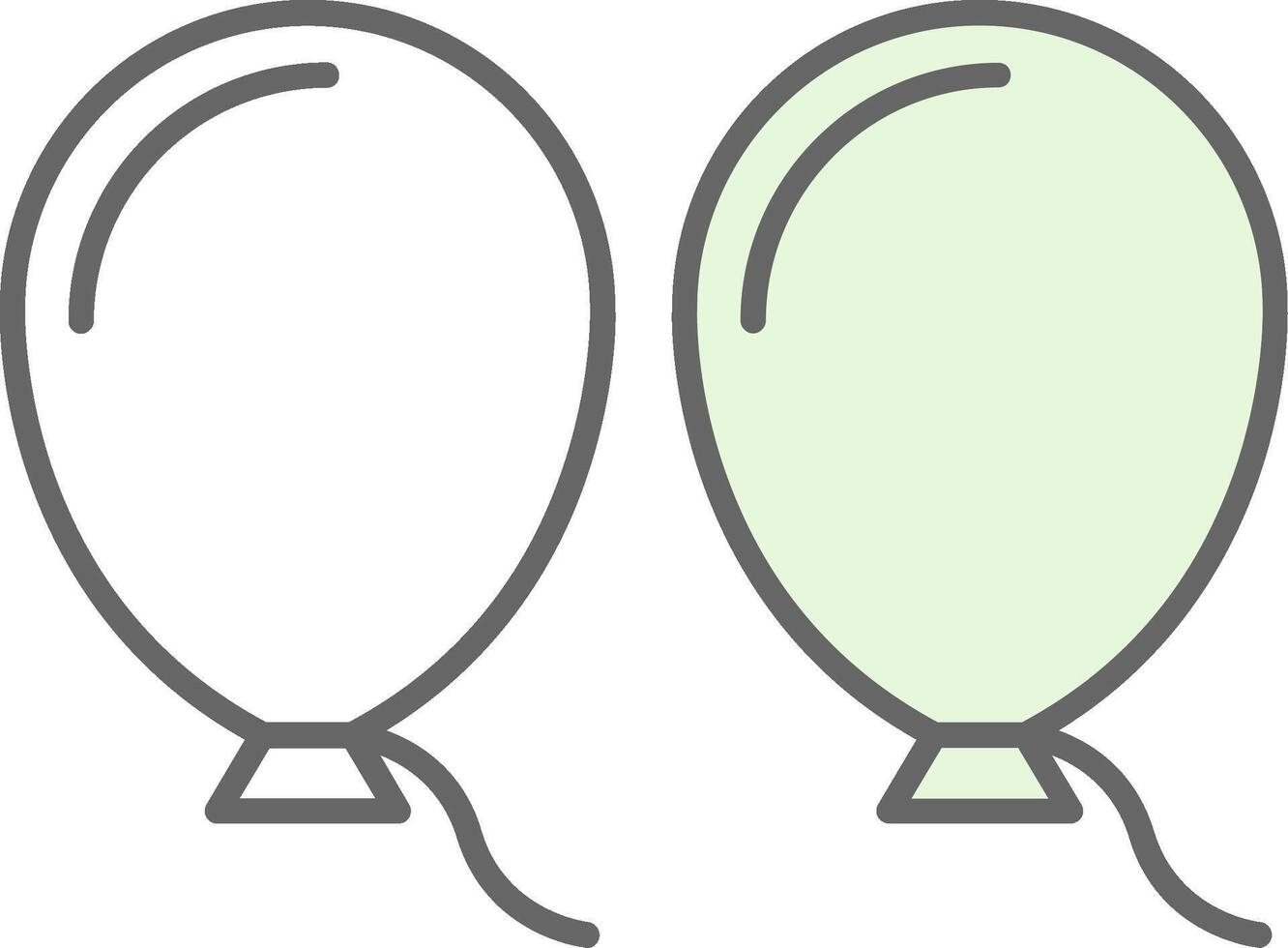 Balloons Fillay Icon vector