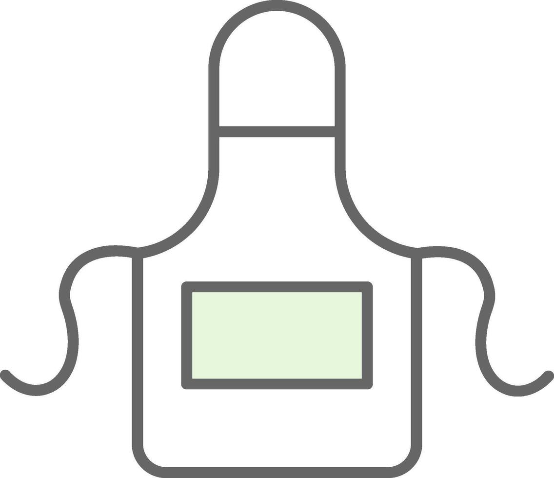 Apron Fillay Icon vector