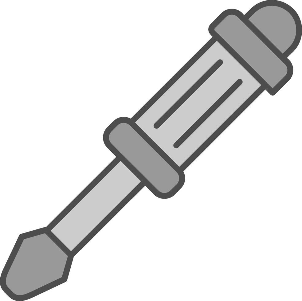 Screwdriver Fillay Icon vector