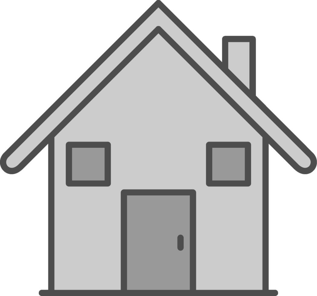 House Fillay Icon vector