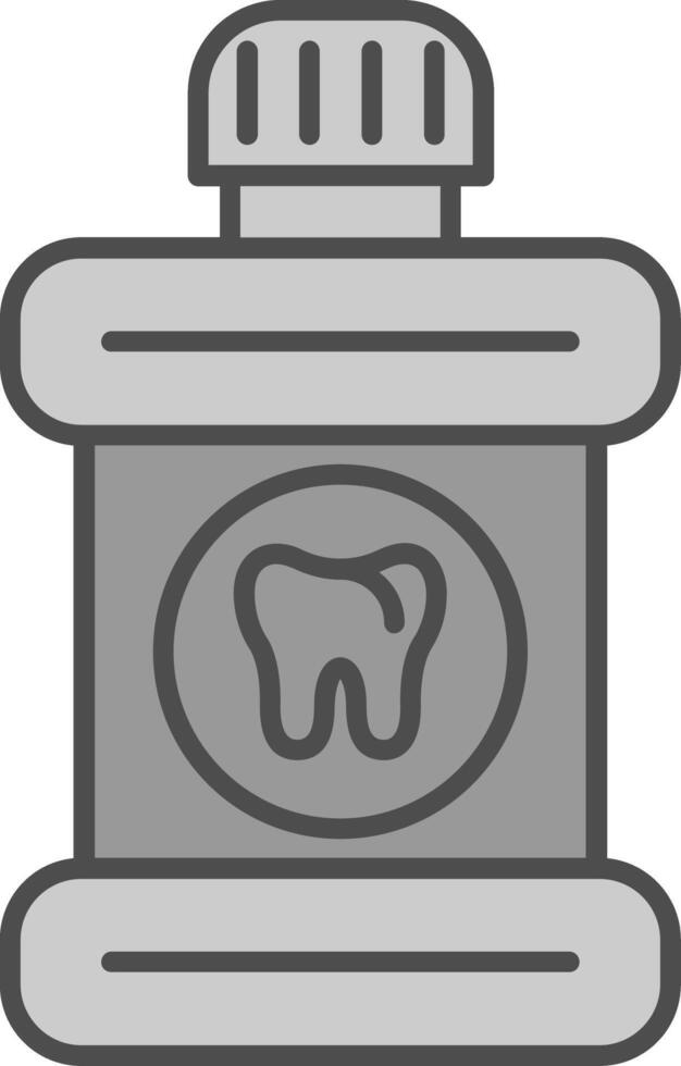 Mouthwash Fillay Icon vector