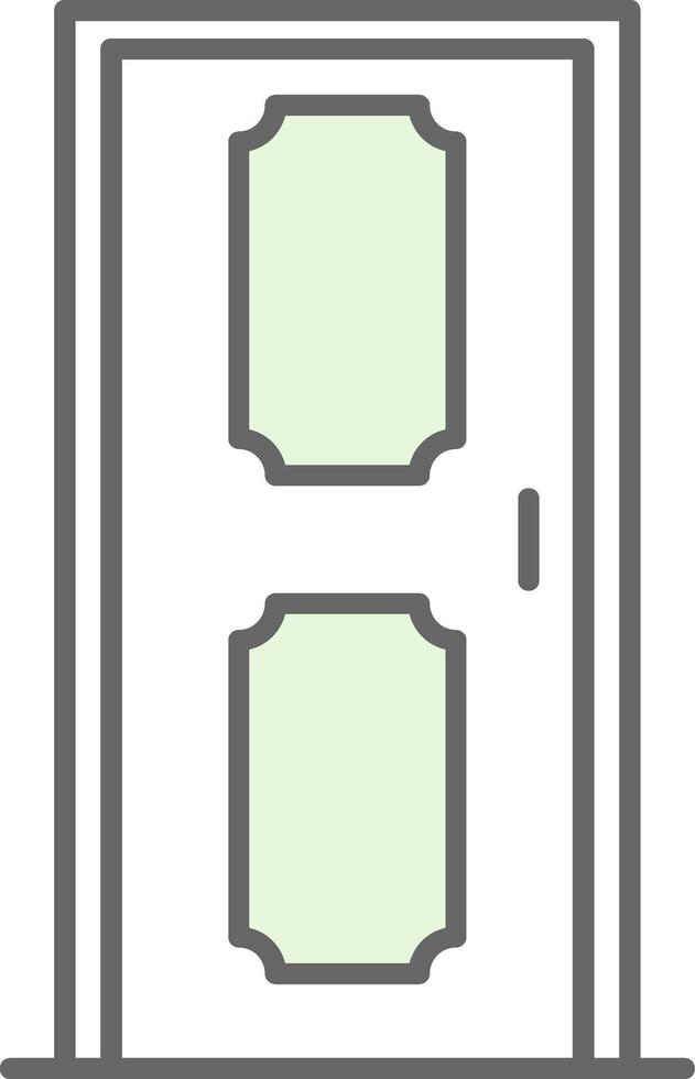 Door Fillay Icon vector