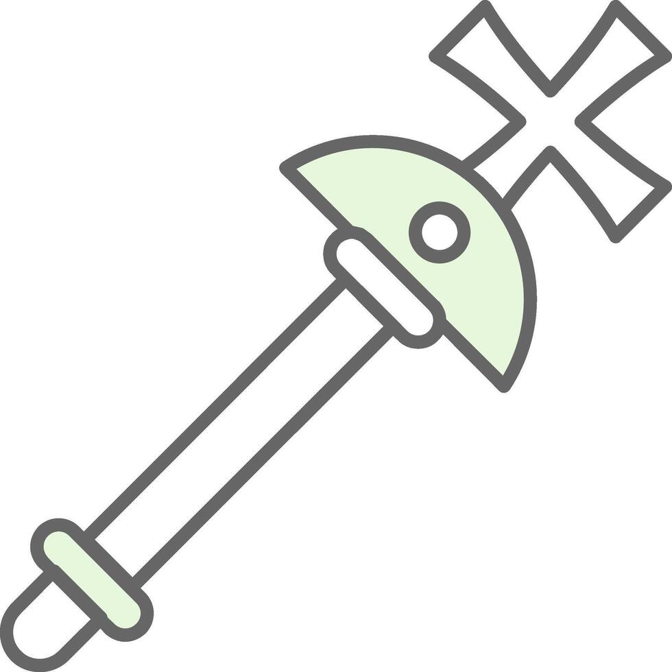 Scepter Fillay Icon vector