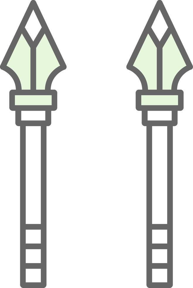 Spear Fillay Icon vector