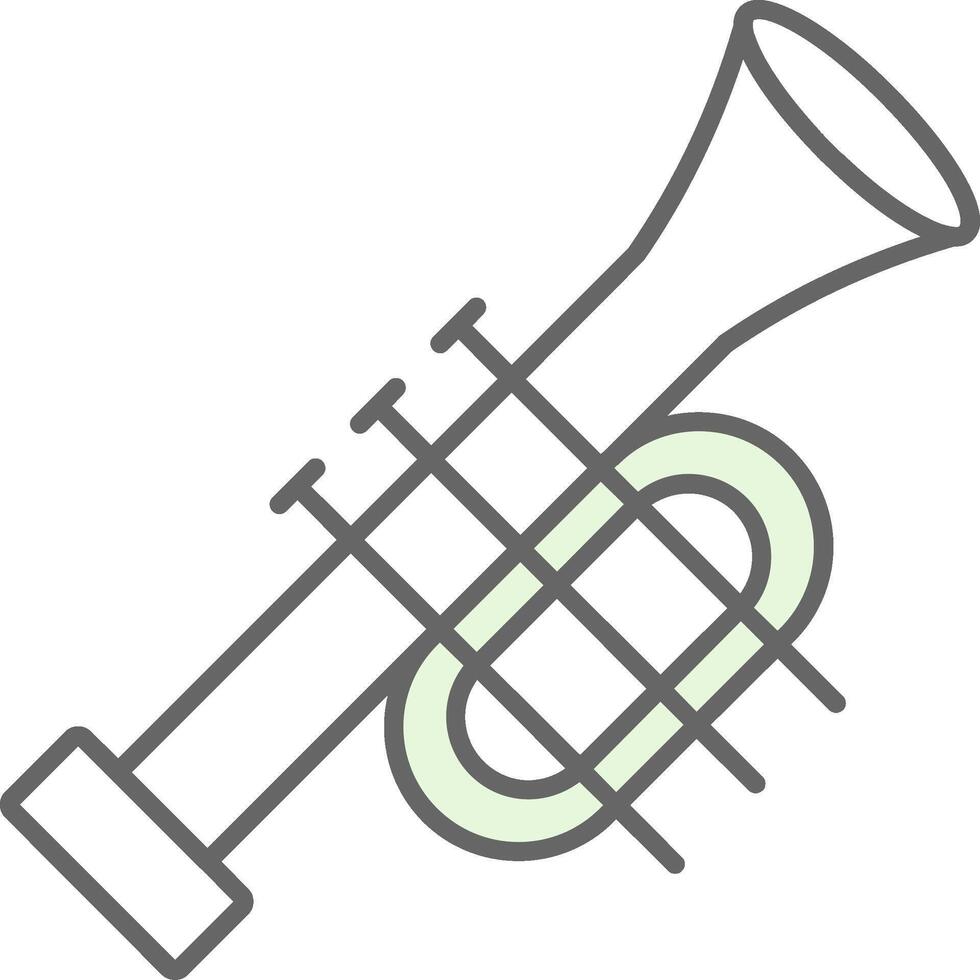 Trumpet Fillay Icon vector