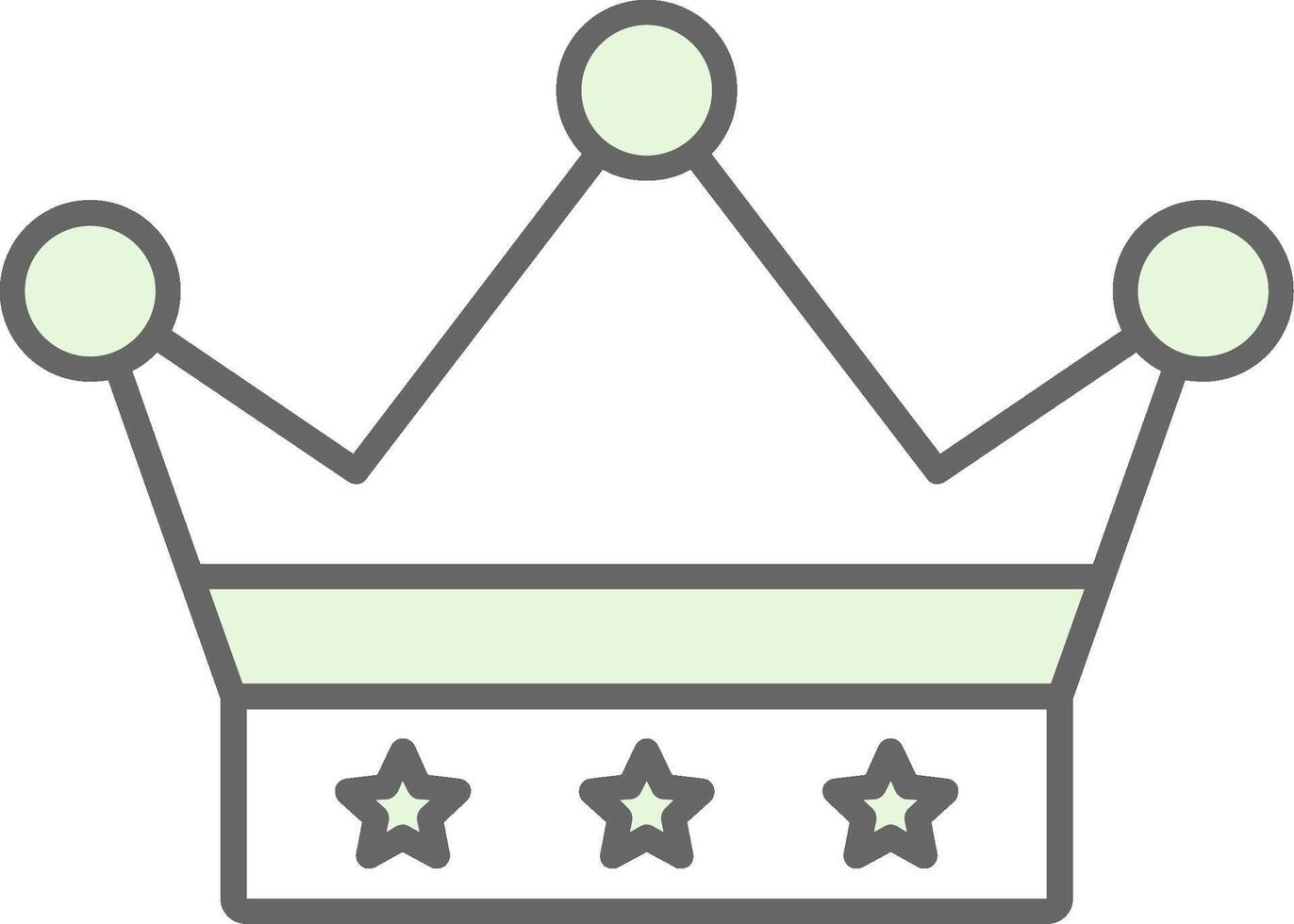 Crown Fillay Icon vector