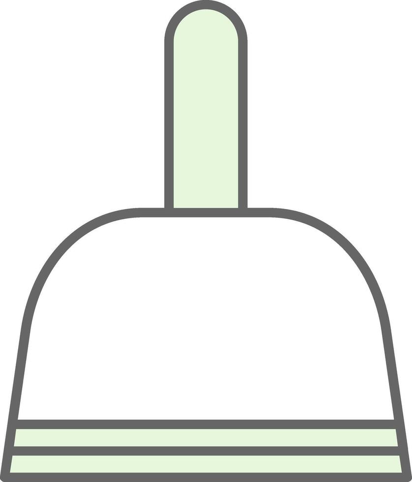 Dustpan Fillay Icon vector