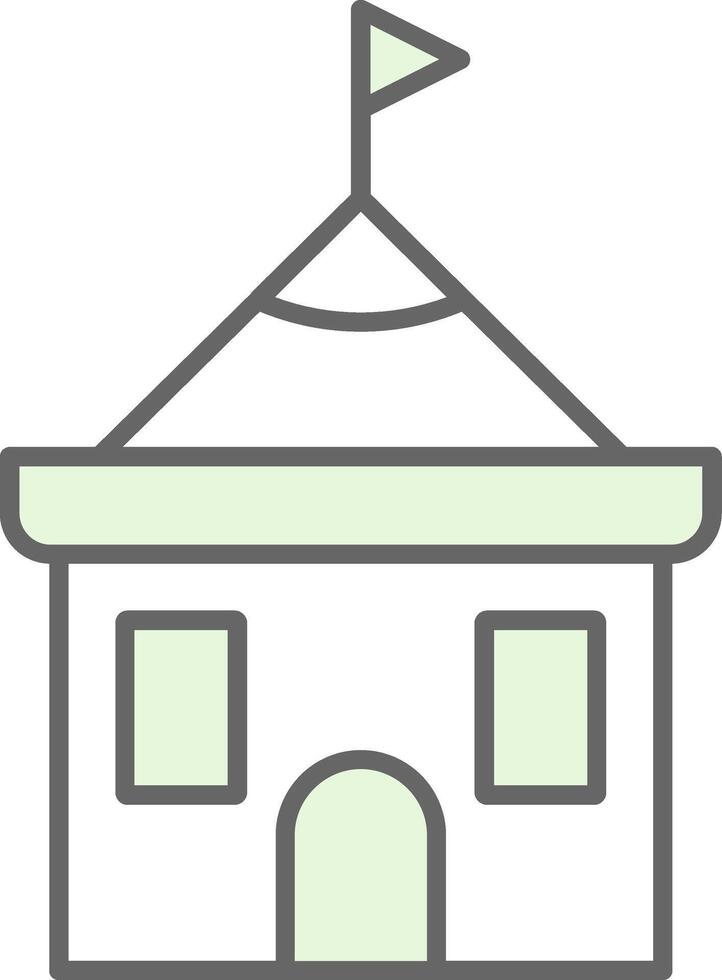 Temple Fillay Icon vector