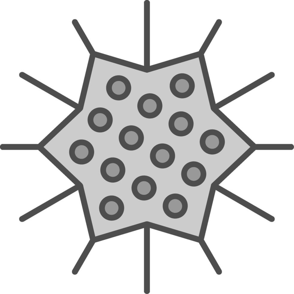 Sea Urchin Fillay Icon vector