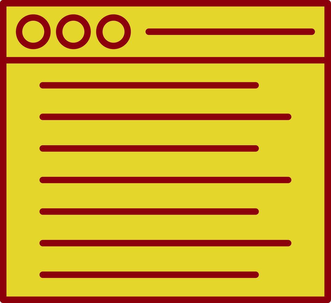 Web Line Two Color Icon vector