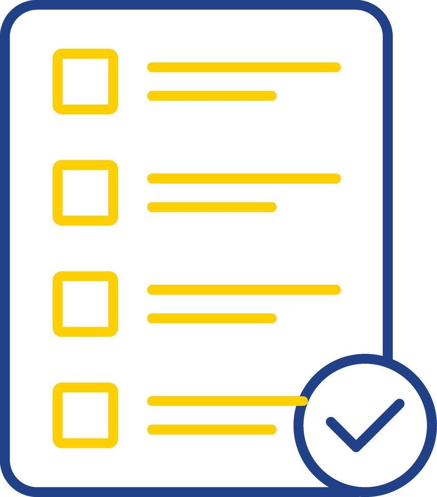 Priority Line Two Color Icon vector