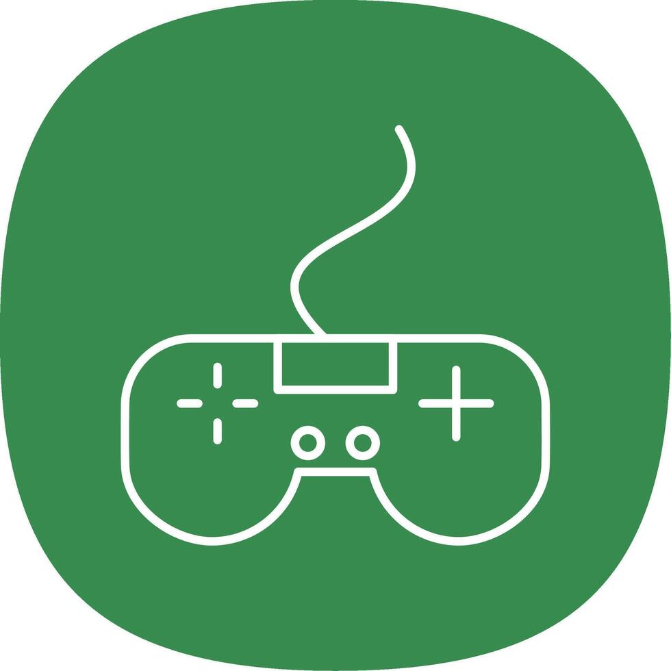 game Line Curve Icon vector