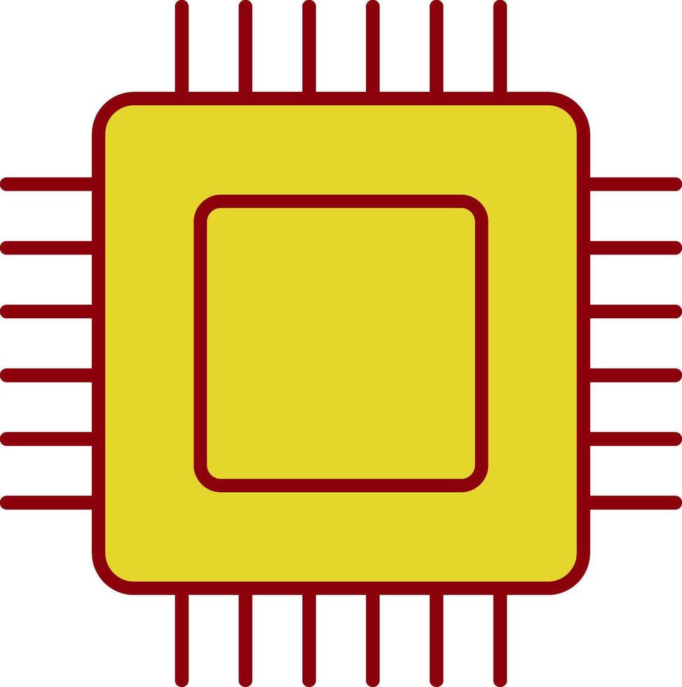 Circuit Board Line Two Color Icon vector