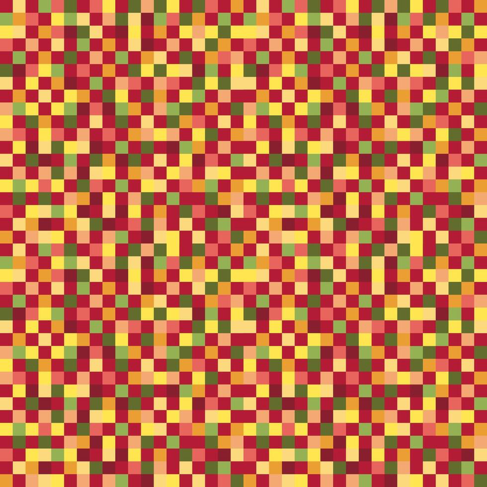 Pixel background cherry colours. seamless pattern, pixelation. Colorful pixel dots mosaic background, wallpaper vector