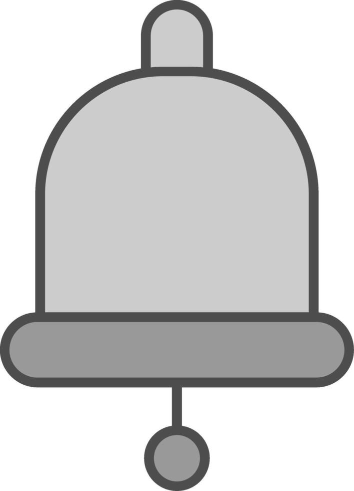 School Bell Fillay Icon vector