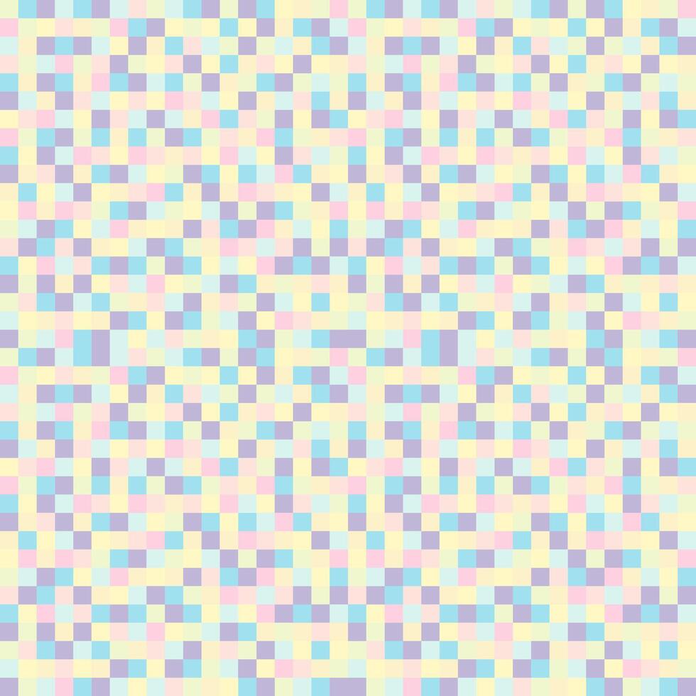 píxel antecedentes pastel colores. sin costura patrón, pixelación vistoso píxel puntos mosaico fondo, fondo de pantalla vector