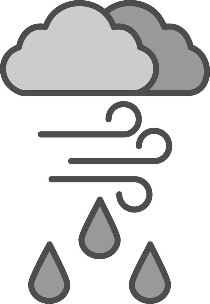 Humidity Fillay Icon vector