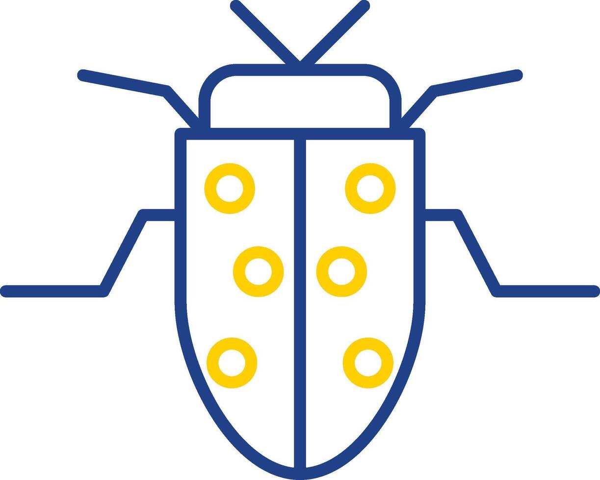 Insect Line Two Color Icon vector