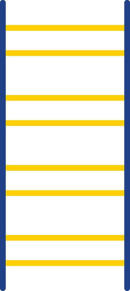 Ladder Line Two Color Icon vector