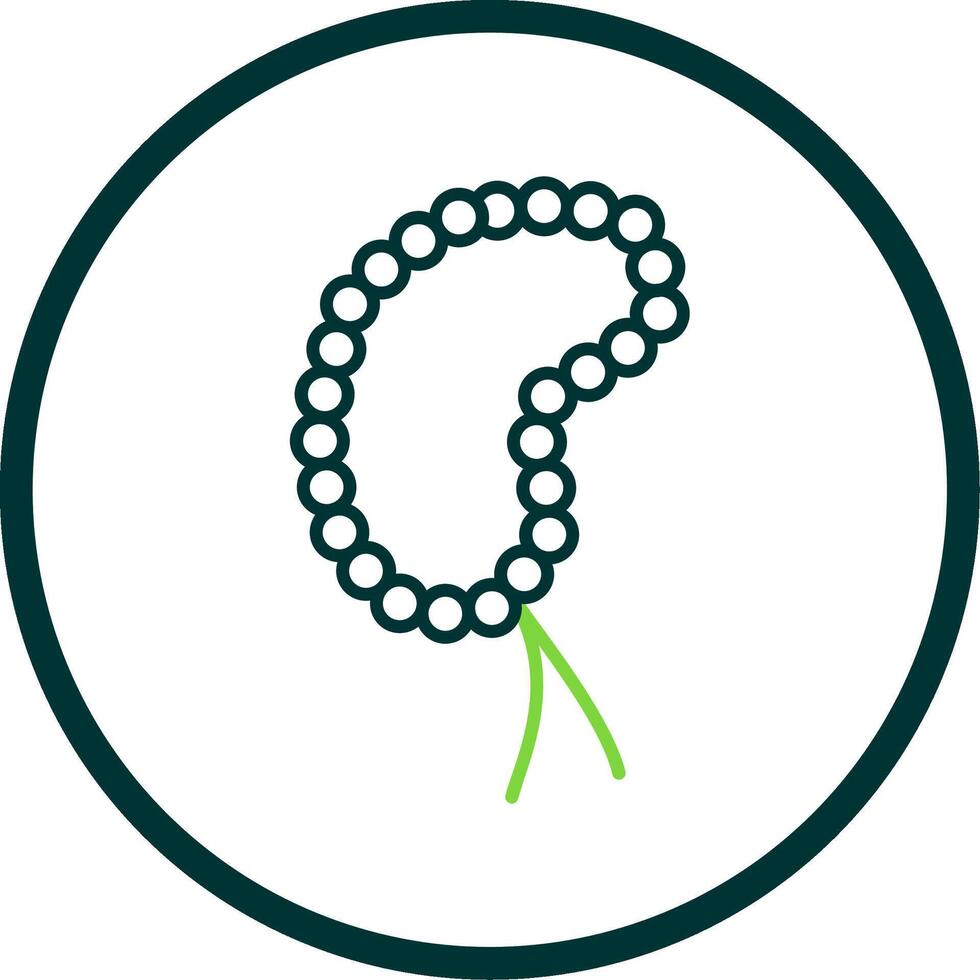 Bedug Line Circle Icon vector