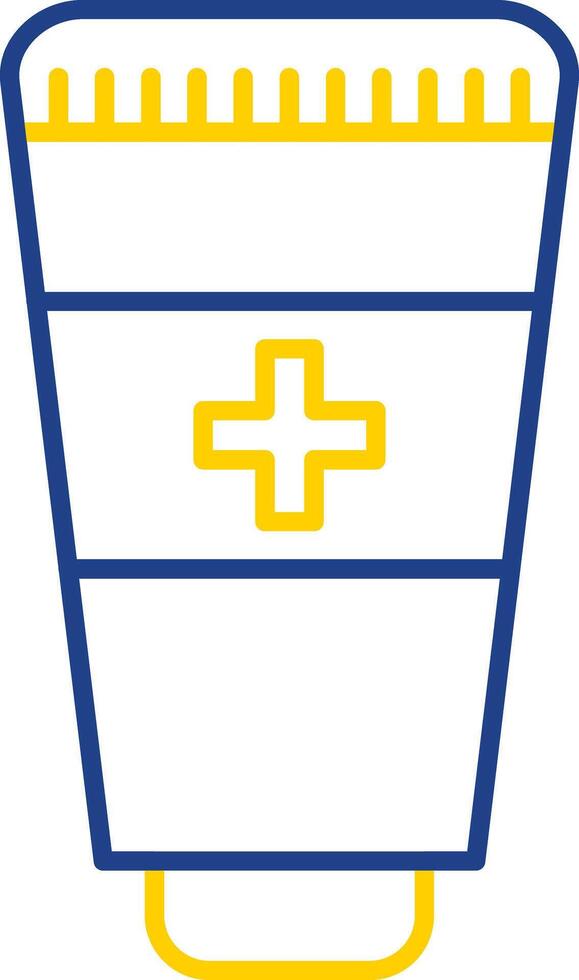 Hand Sanitizer Line Two Color Icon vector
