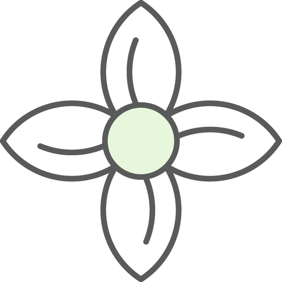 Clematis Fillay Icon vector