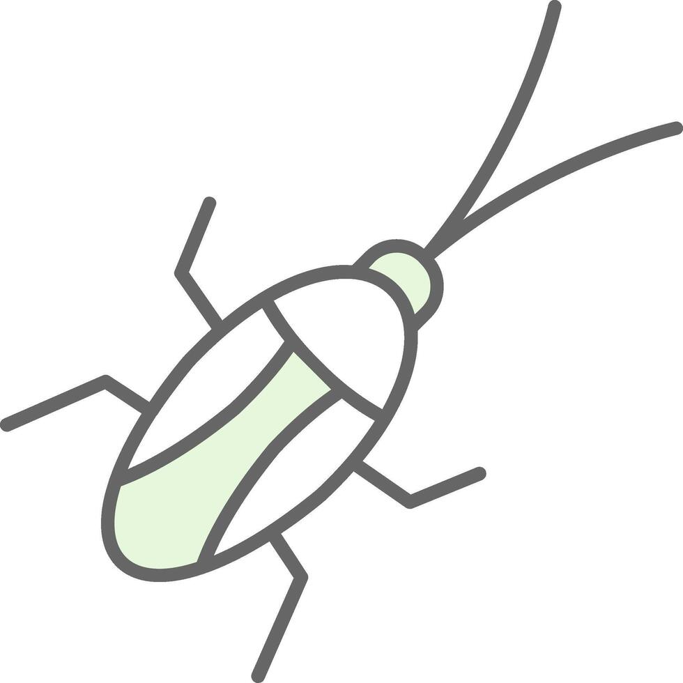 Cockroach Fillay Icon vector