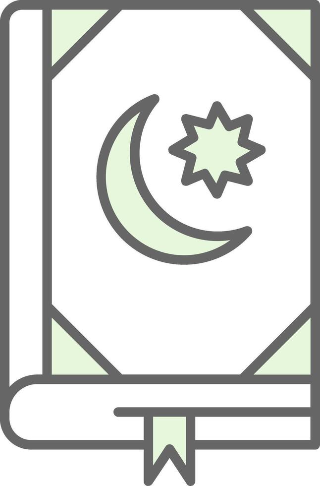 Quran Fillay Icon vector