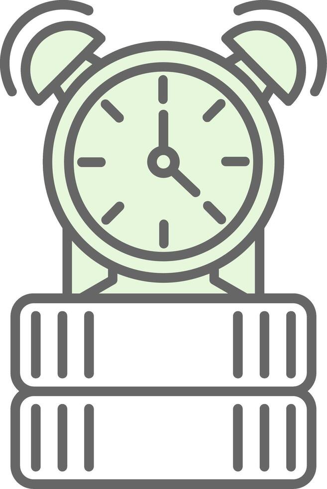 Alarm Fillay Icon vector