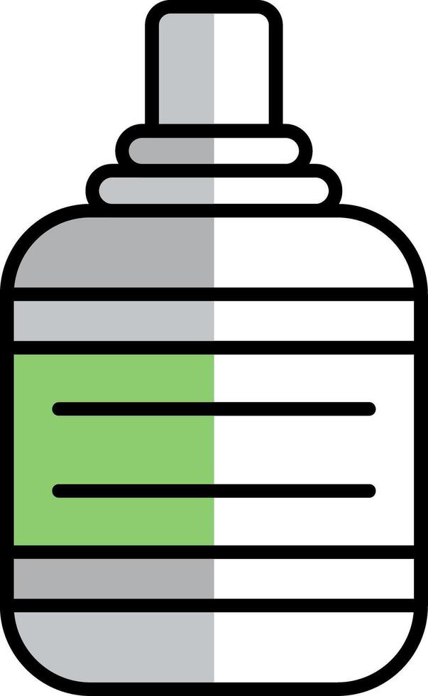 Corrector Filled Half Cut Icon vector