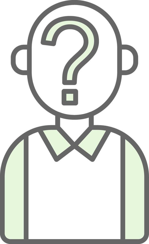 Suspect Fillay Icon vector