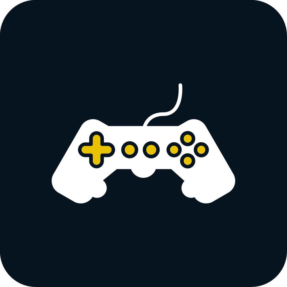 Game Glyph Two Color Icon vector