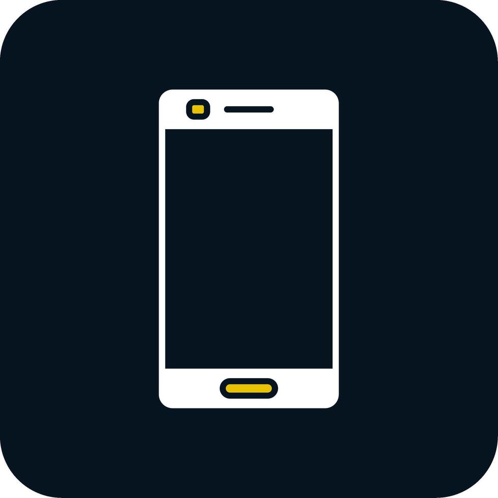 Mobile phone Glyph Two Color Icon vector