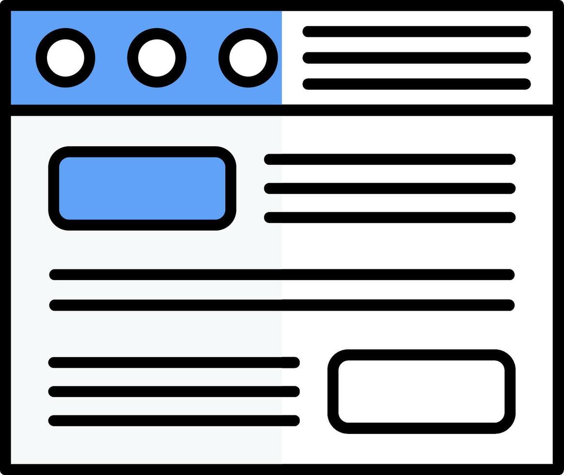 Process Filled Half Cut Icon vector