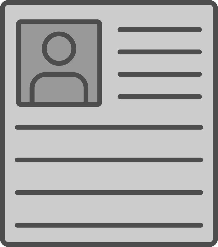 Curriculum Fillay Icon vector