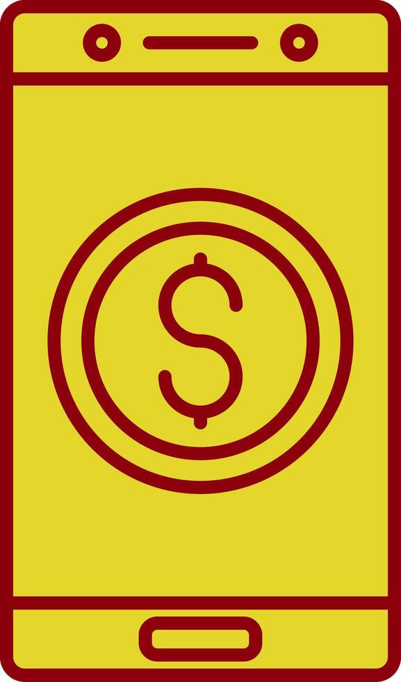 Currency Line Two Color Icon vector