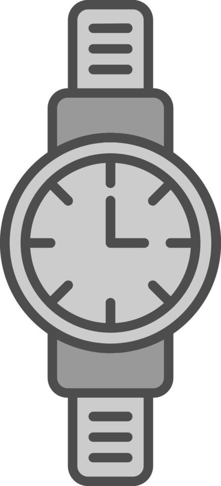 Wristwatch Fillay Icon vector