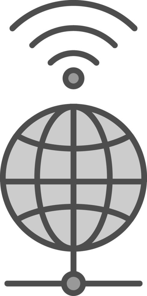 Global Fillay Icon vector