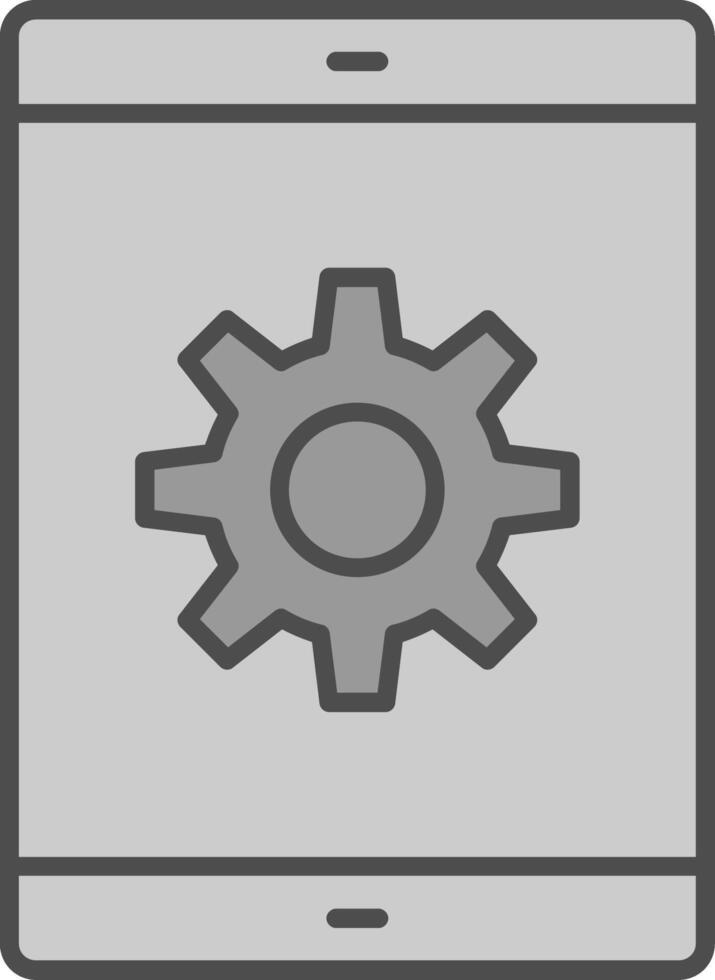 Technology Fillay Icon vector