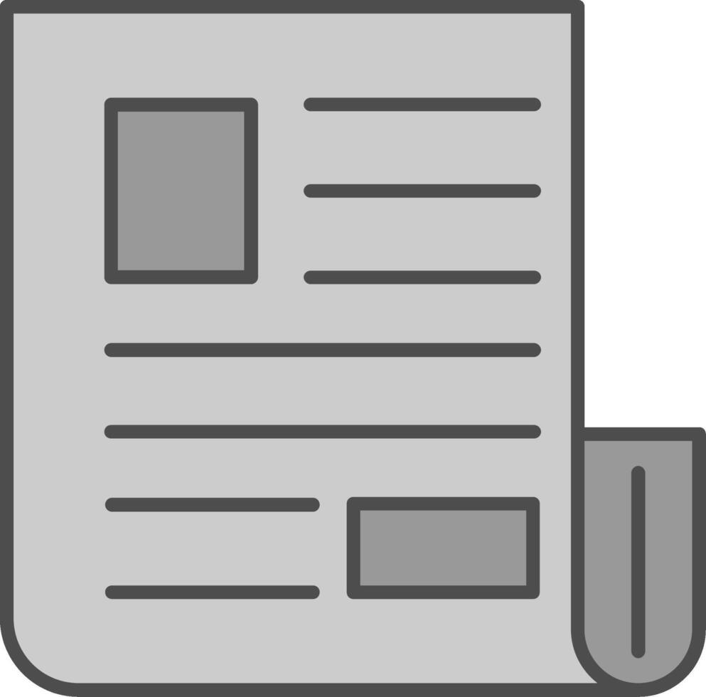 Article Fillay Icon vector