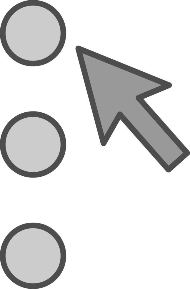 Option Fillay Icon vector