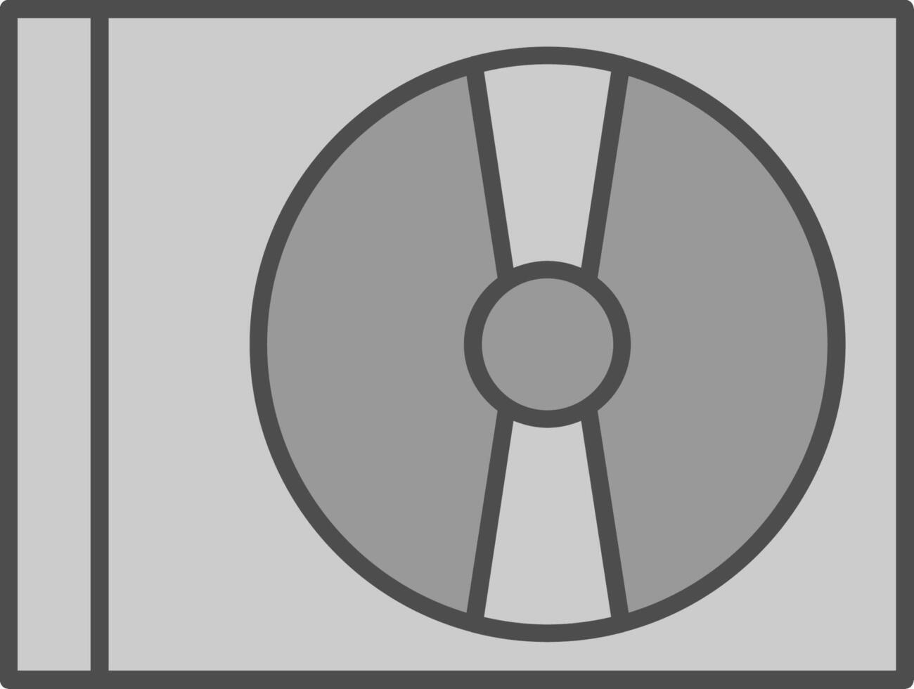 Cd Player Fillay Icon vector