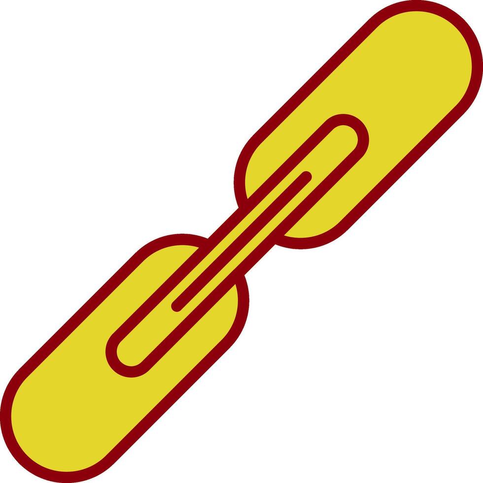 Link Line Two Color Icon vector
