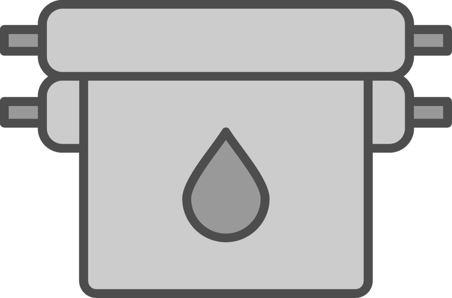 Offset Fillay Icon vector