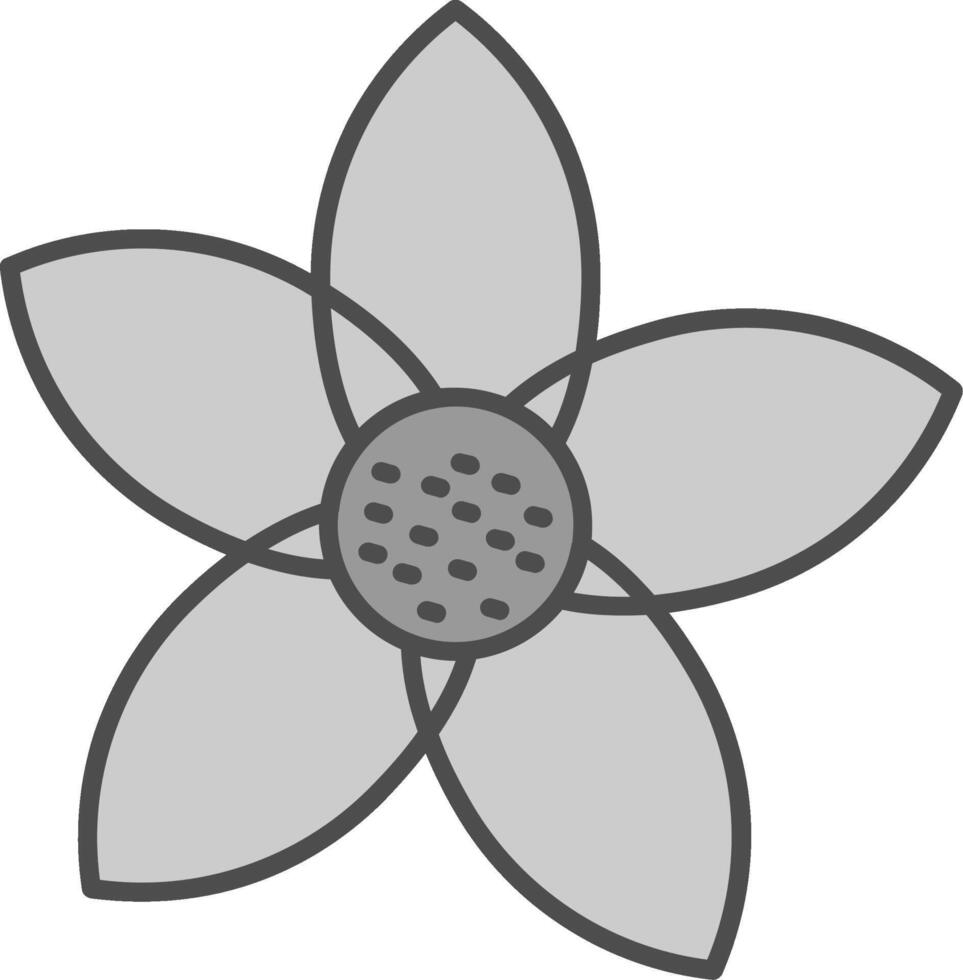 Cherry Blossom Fillay Icon vector