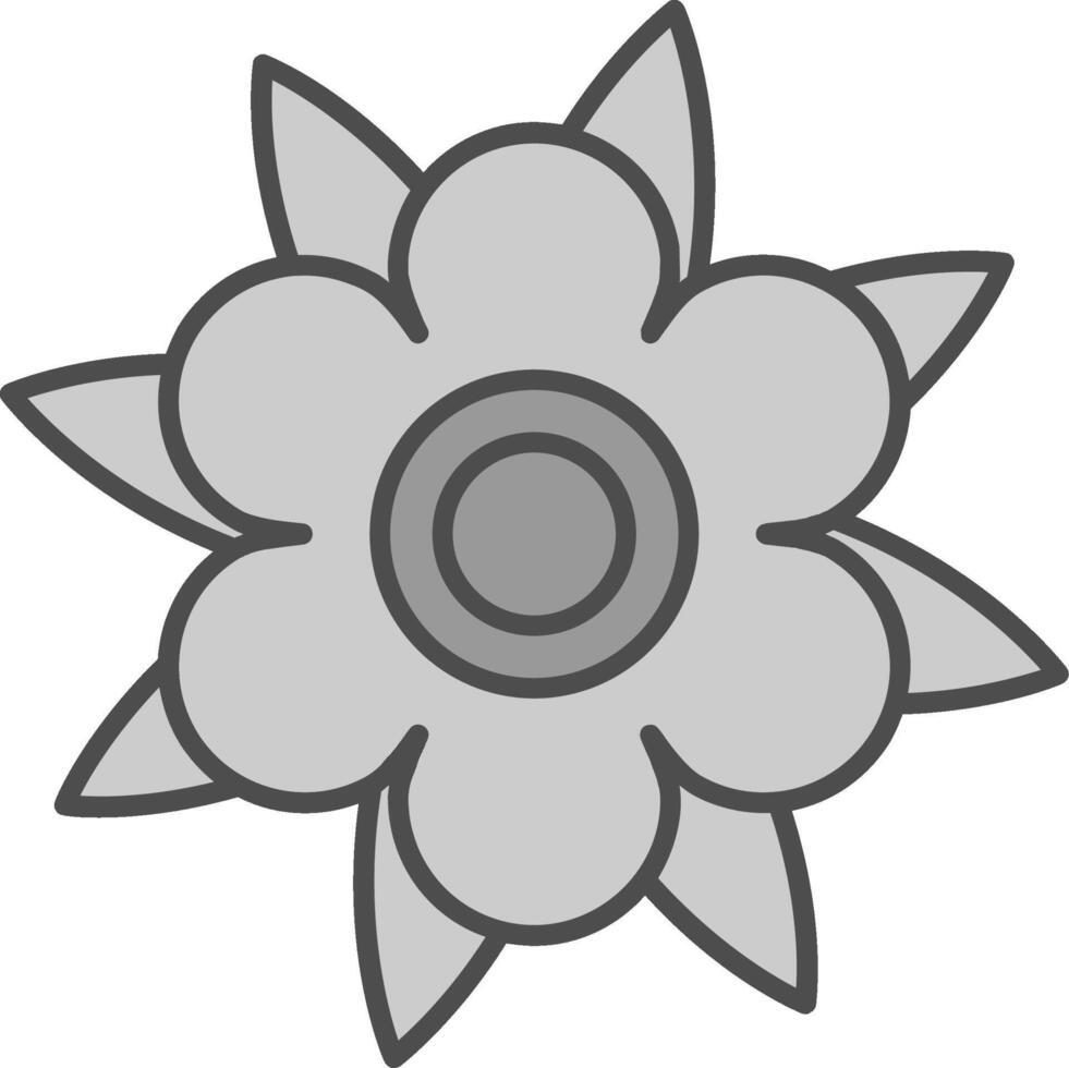 Dahlia Fillay Icon vector